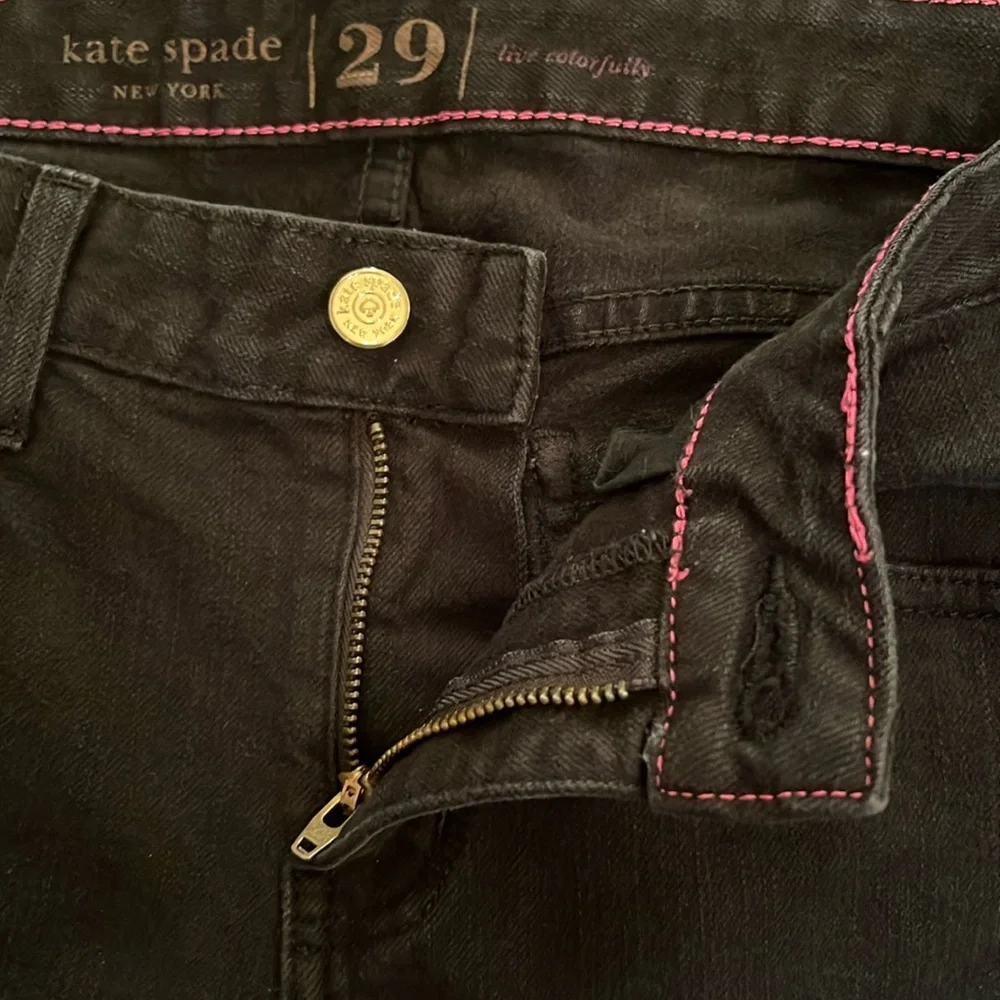 Kate Spade Women's Broome Street Black Mid Rise Jeans Sz‎ 29 Stretch
